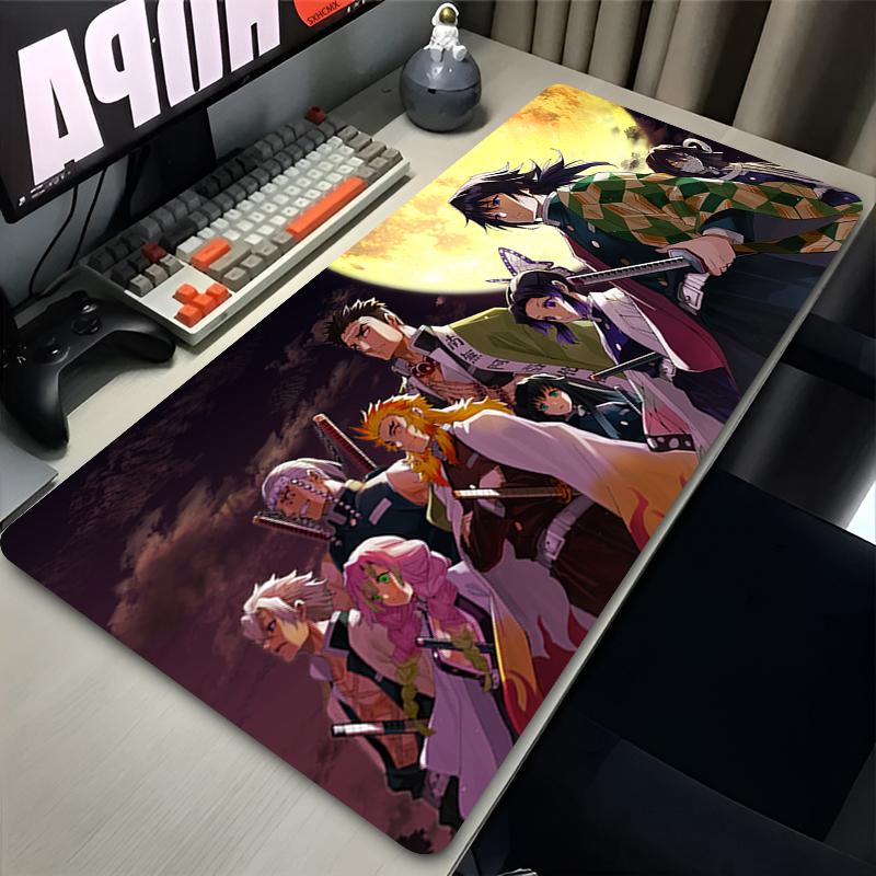 Desk Setup Accessories - Mousepad Anime D-demon Slayer Computer Accessories