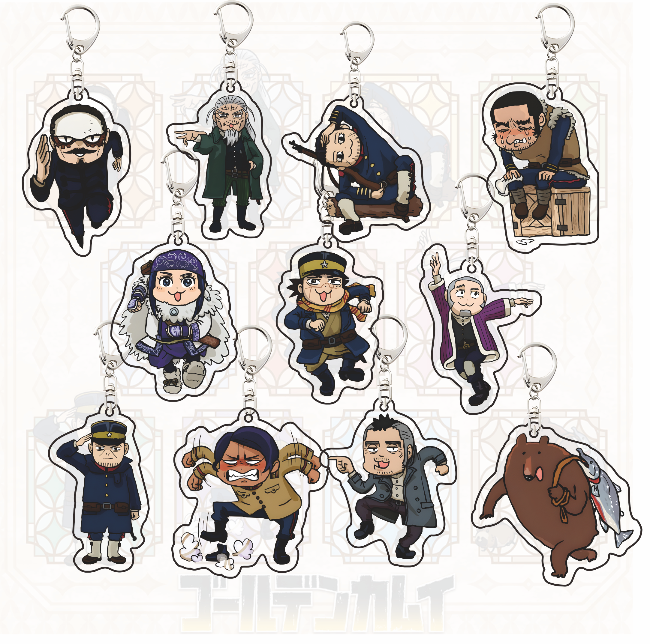 Desk Setup Home - Golden Kamuy Anime Acrylic Stand Home