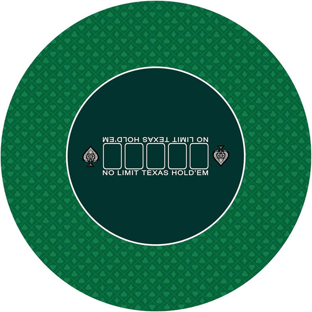 Rubber Mat Desk - Round Rubber Professional Casino Mat Entertainment