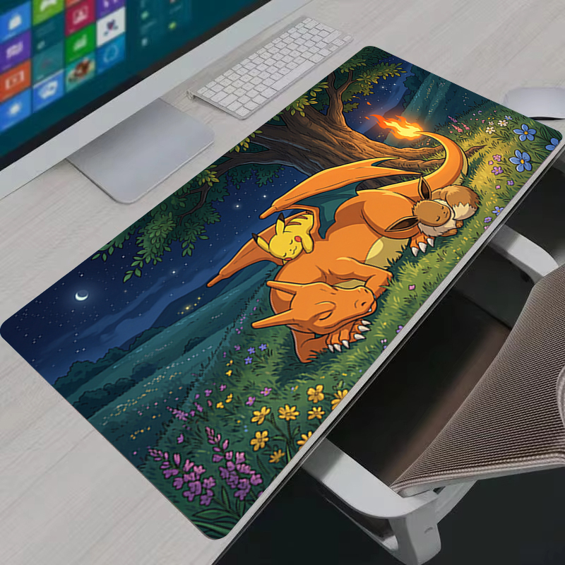Desk Setup Accessories - Mouse Pad Anime PC Gamer Cabinet