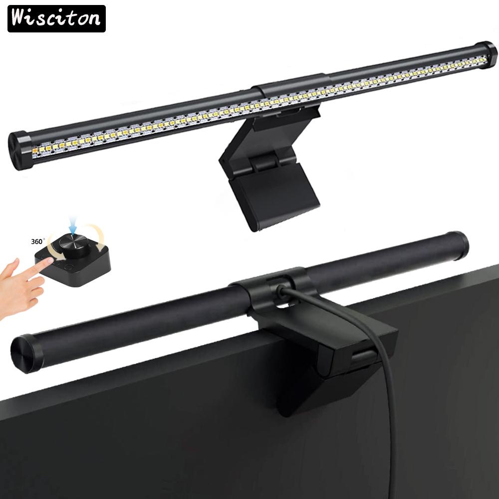 Desk Setup Desk - LED Eye-Care Desk Lamp Led Monitor