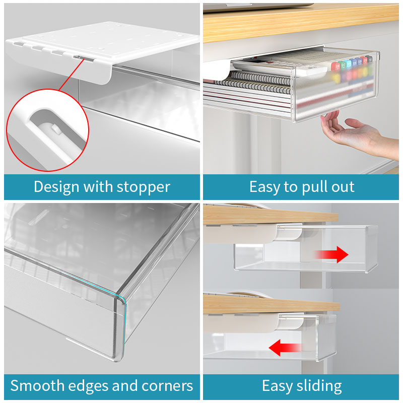 Under Desk Hidden Drawer Syste - Desk Setup For Studying のレビューと価格