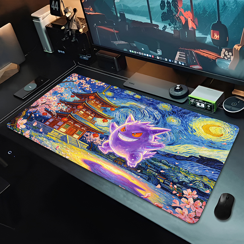 Anime Mouse Pad Pokemon Gengar - Desk Setup Accessories のレビューと価格