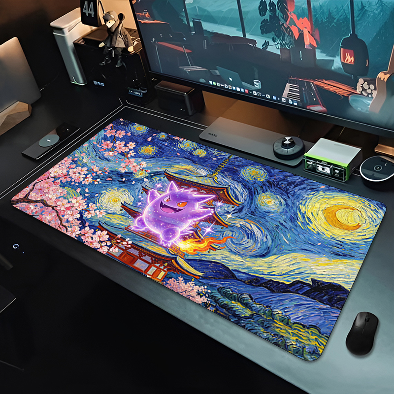 Anime Mouse Pad Pokemon Gengar - Desk Setup Accessories のレビューと価格