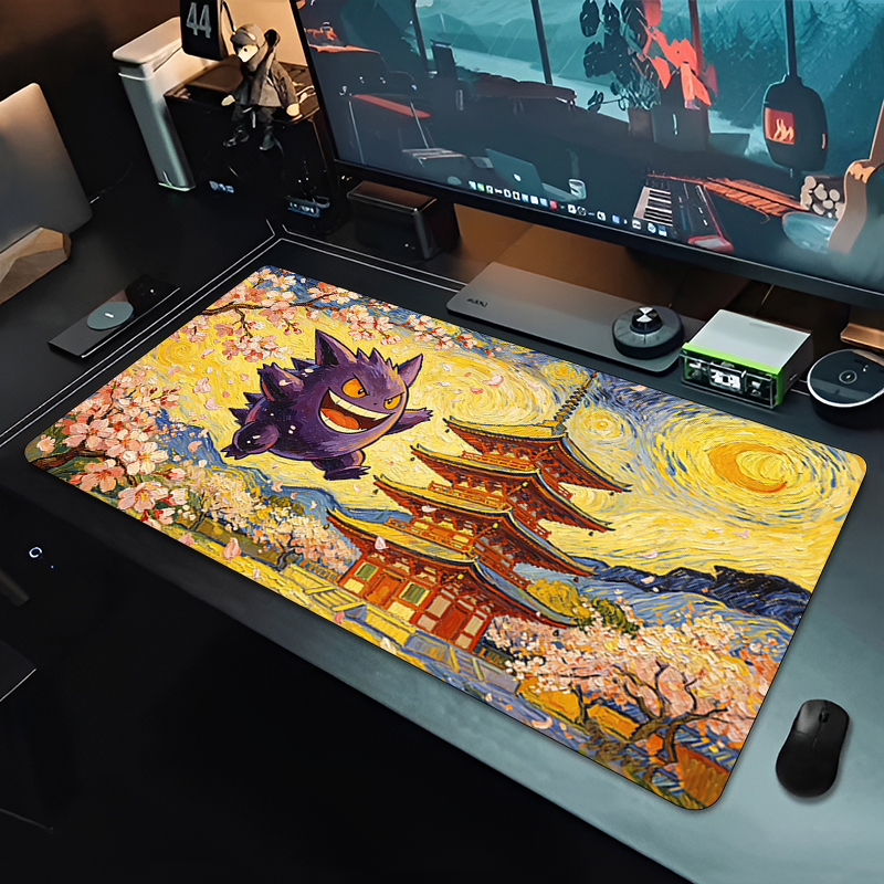 Anime Mouse Pad Pokemon Gengar - Desk Setup Accessories のレビューと価格