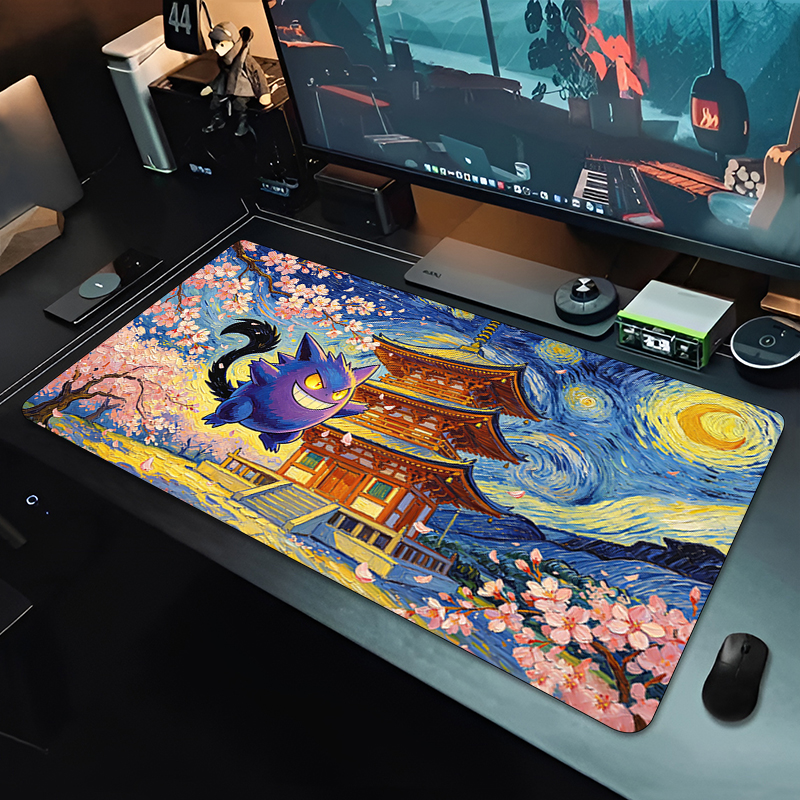 Anime Mouse Pad Pokemon Gengar - Desk Setup Accessories のレビューと価格