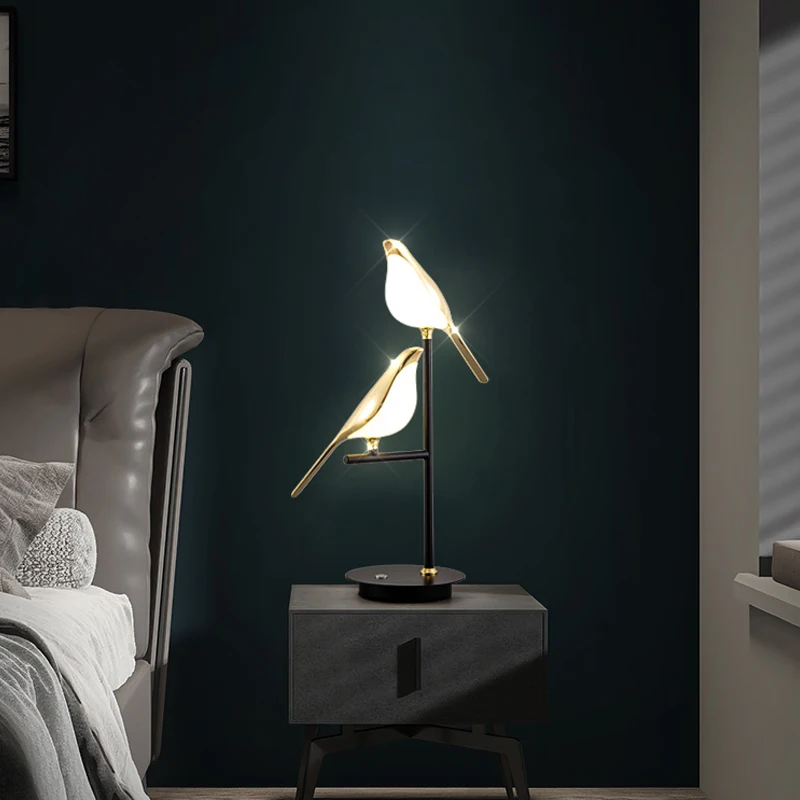 Magpie Bird Table Light Standi - Desk Setup Home のレビューと価格