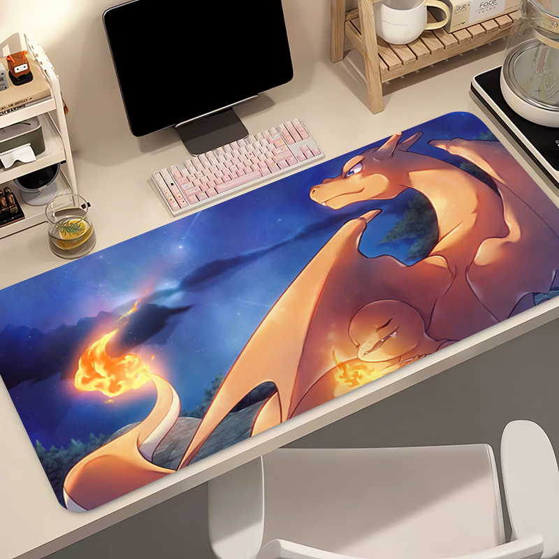 Anime Mouse Pad Pokemon Chariz - Desk Setup Accessories のレビューと価格