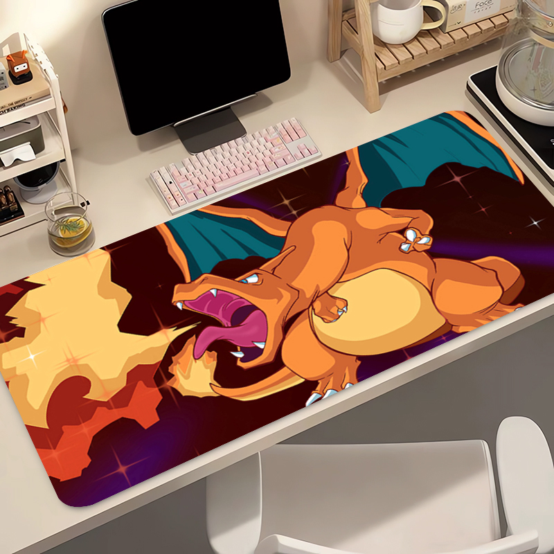 Anime Mouse Pad Pokemon Chariz - Desk Setup Accessories のレビューと価格