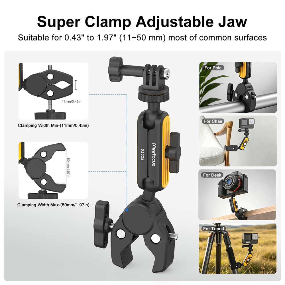 Super Clamp with 360° Dual Bal - Monitor Arm Clamp のレビューと価格