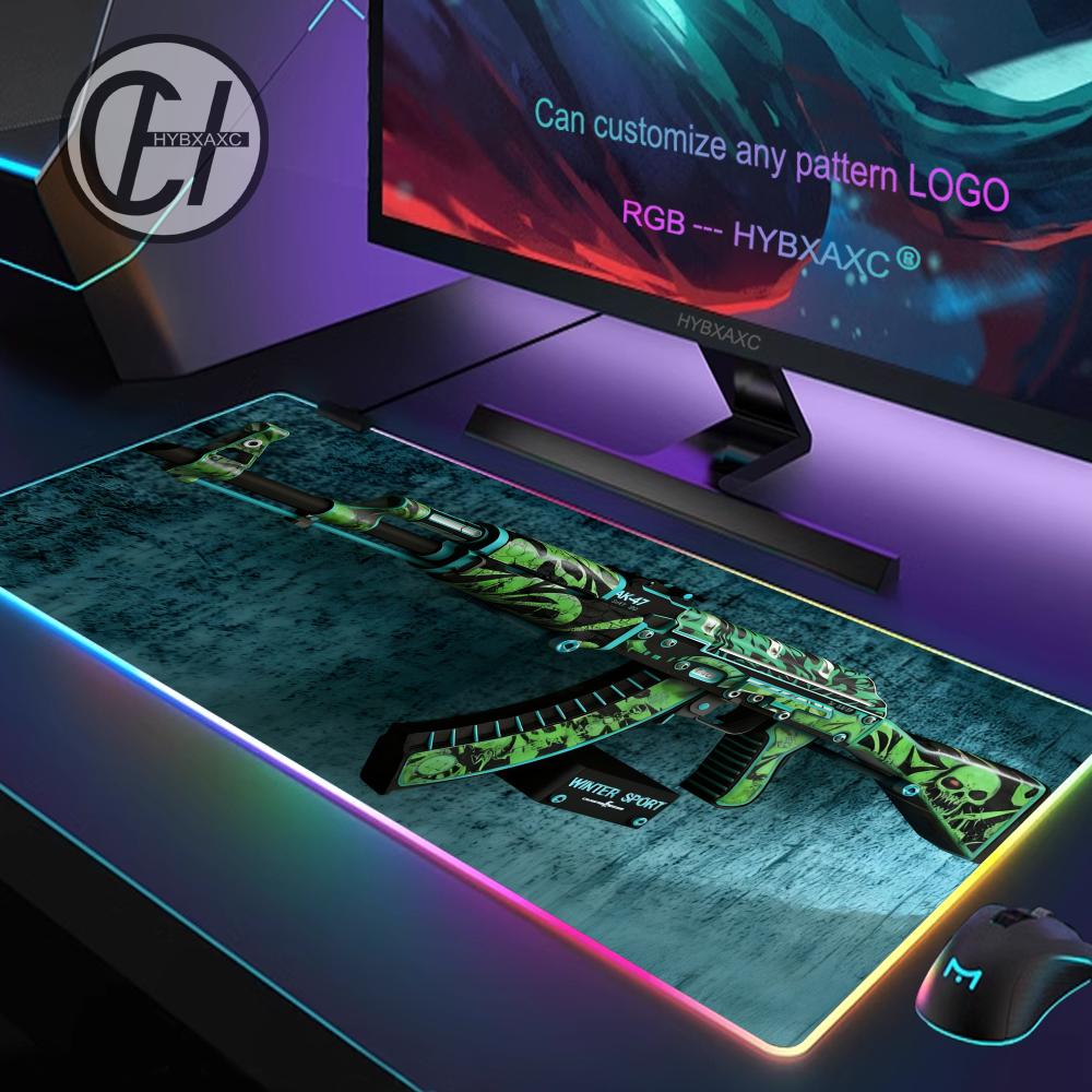 RGB LED Cs Go Mouse Pad Gaming - Desk Setup Gadgets のレビューと価格
