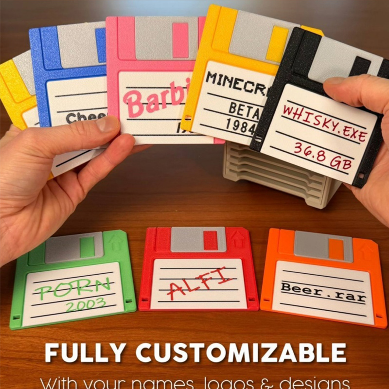 6pcs Retro Floppy Disk Shaped  - Desk Setup Retro のレビューと価格