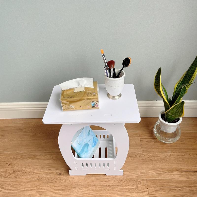 End Table White Nightstand Cof - Desk Setup Modern のレビューと価格