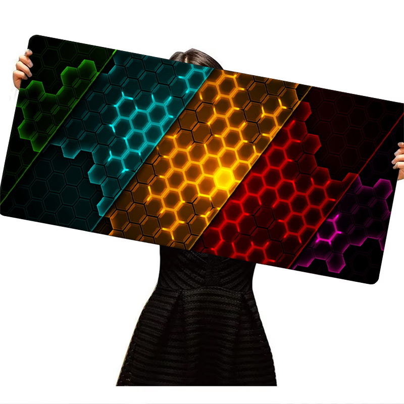 Honeycomb Series Mouse Pad Lar - Rubber Mat Desk のレビューと価格
