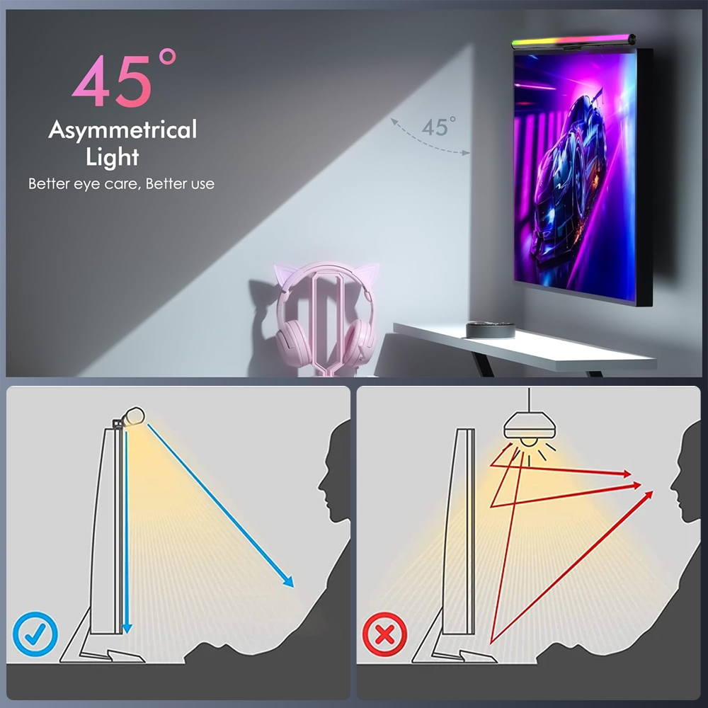 Screen Hanging Lamp Monitor Li - Desk Setup Gadgets のレビューと価格