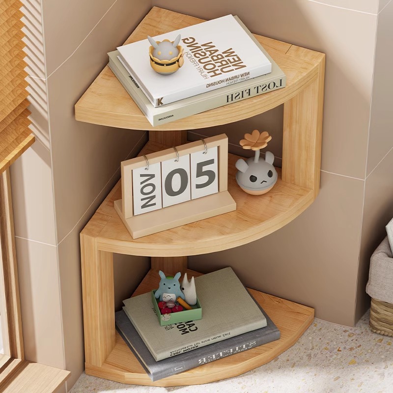 Corner Storage Holders Wooden  - Desk Setup Home のレビューと価格