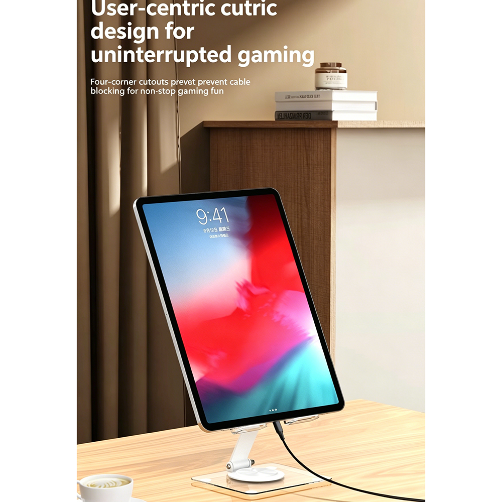 Acrylic Rotation Foldable Tabl - Desk Setup Desk のレビューと価格