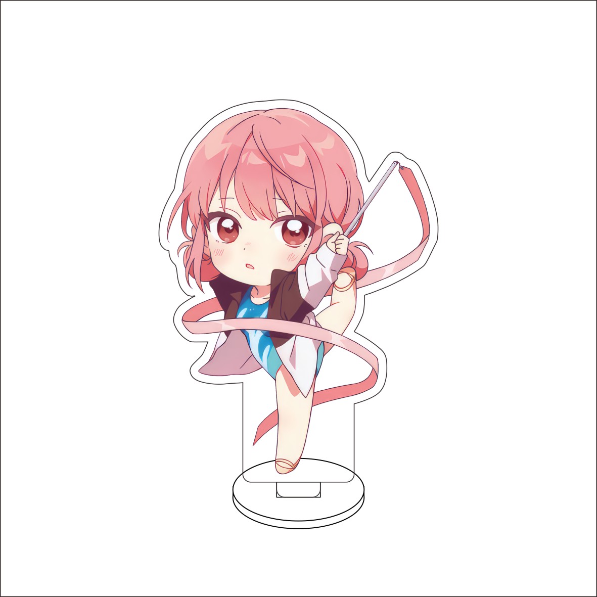 10CM Anime Blue Box Figure Sta - Desk Setup Cute のレビューと価格