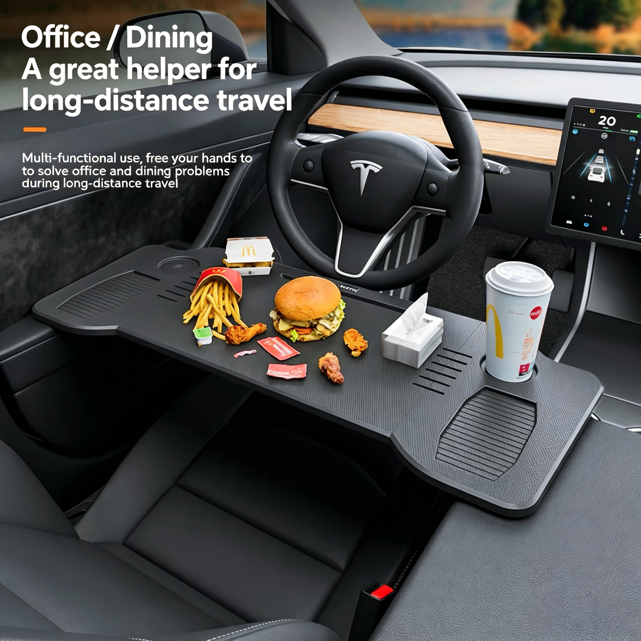 Car-mounted small table board, - Desk Setup Desk のレビューと価格