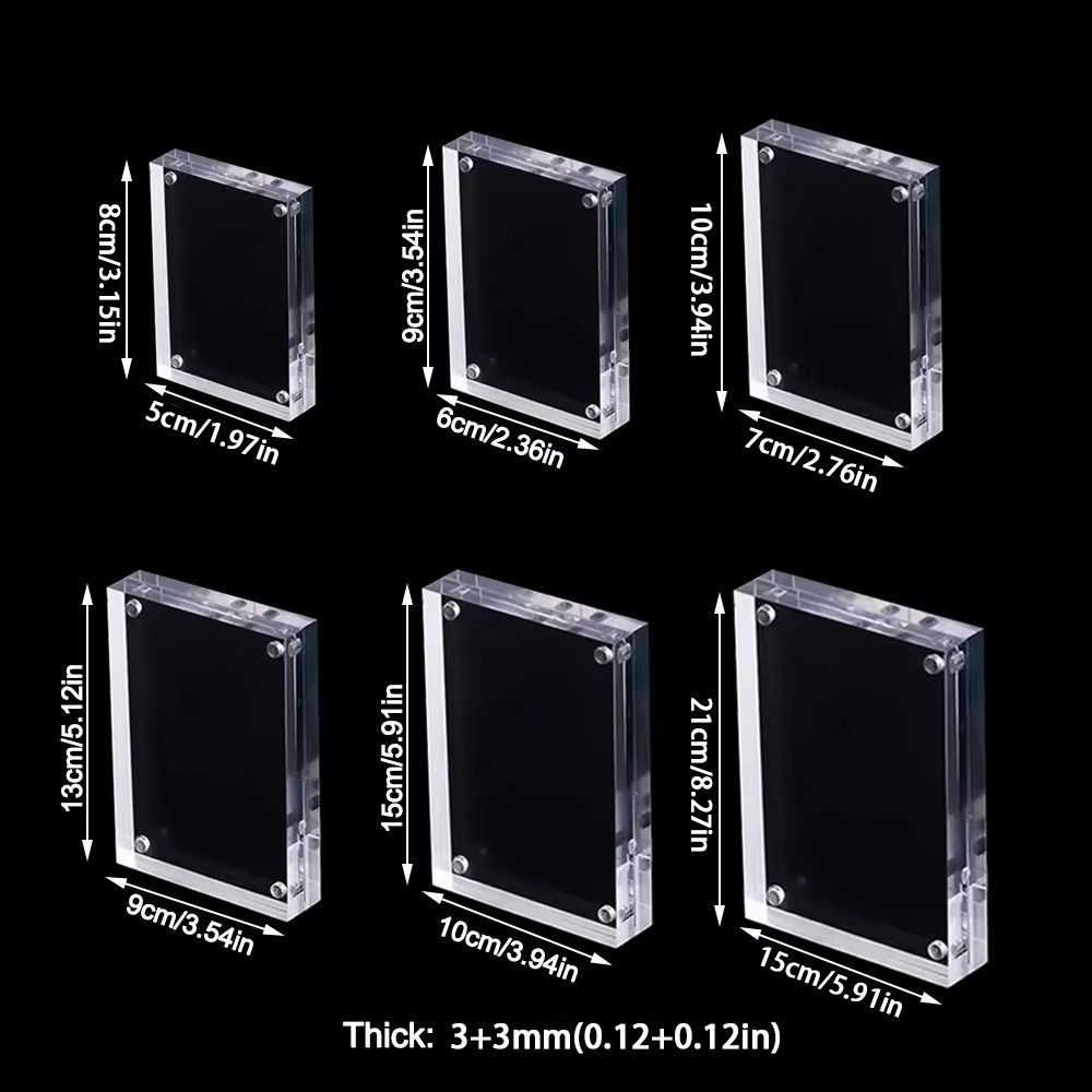 Durable Transparent Photo Fram - Desk Setup Home のレビューと価格