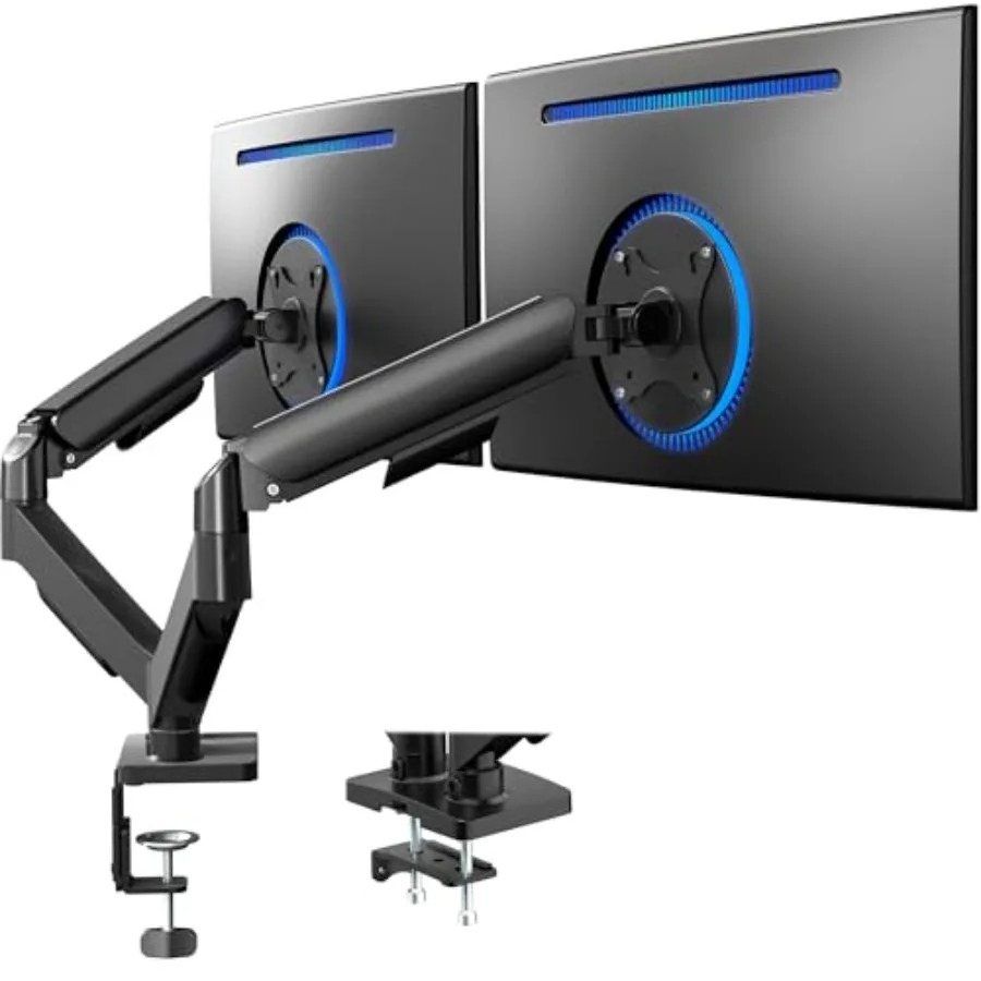 Dual Monitor Stand, Fully Adju - Desk Setup Dual Monitor のレビューと価格