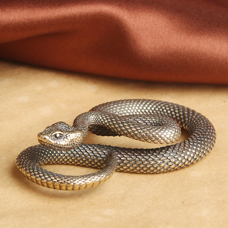 Retro Copper Snake Boa Ornamen - Desk Setup Retro のレビューと価格