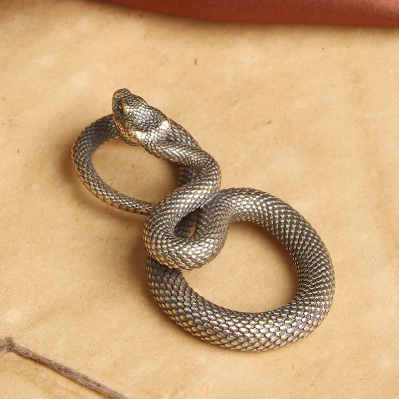 Retro Copper Snake Boa Ornamen - Desk Setup Retro のレビューと価格