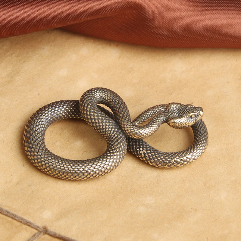 Retro Copper Snake Boa Ornamen - Desk Setup Retro のレビューと価格