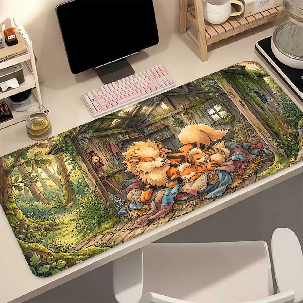 Cute Cartoon Mouse Pad Kawaii  - Desk Setup Cute のレビューと価格