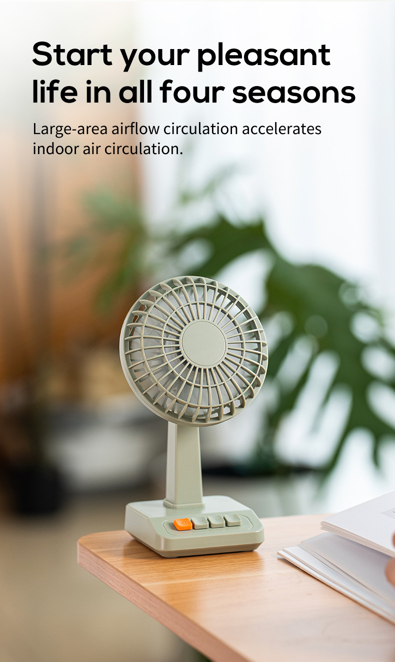 2026 New Retro Desktop Fan Por - Desk Setup Retro のレビューと価格