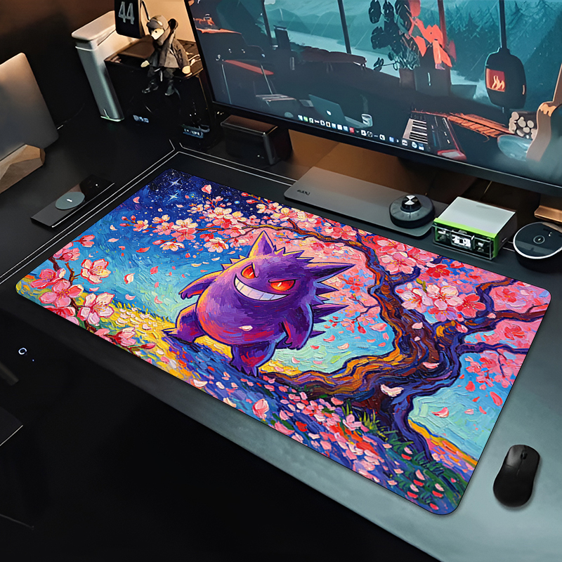 Mouse Pad sakura Gengar Gaming - Desk Setup Accessories のレビューと価格