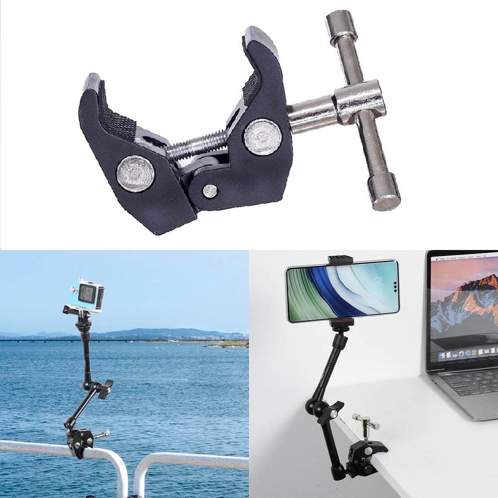 Large Arm Clip Ballhead Clamp  - Monitor Arm Clamp のレビューと価格