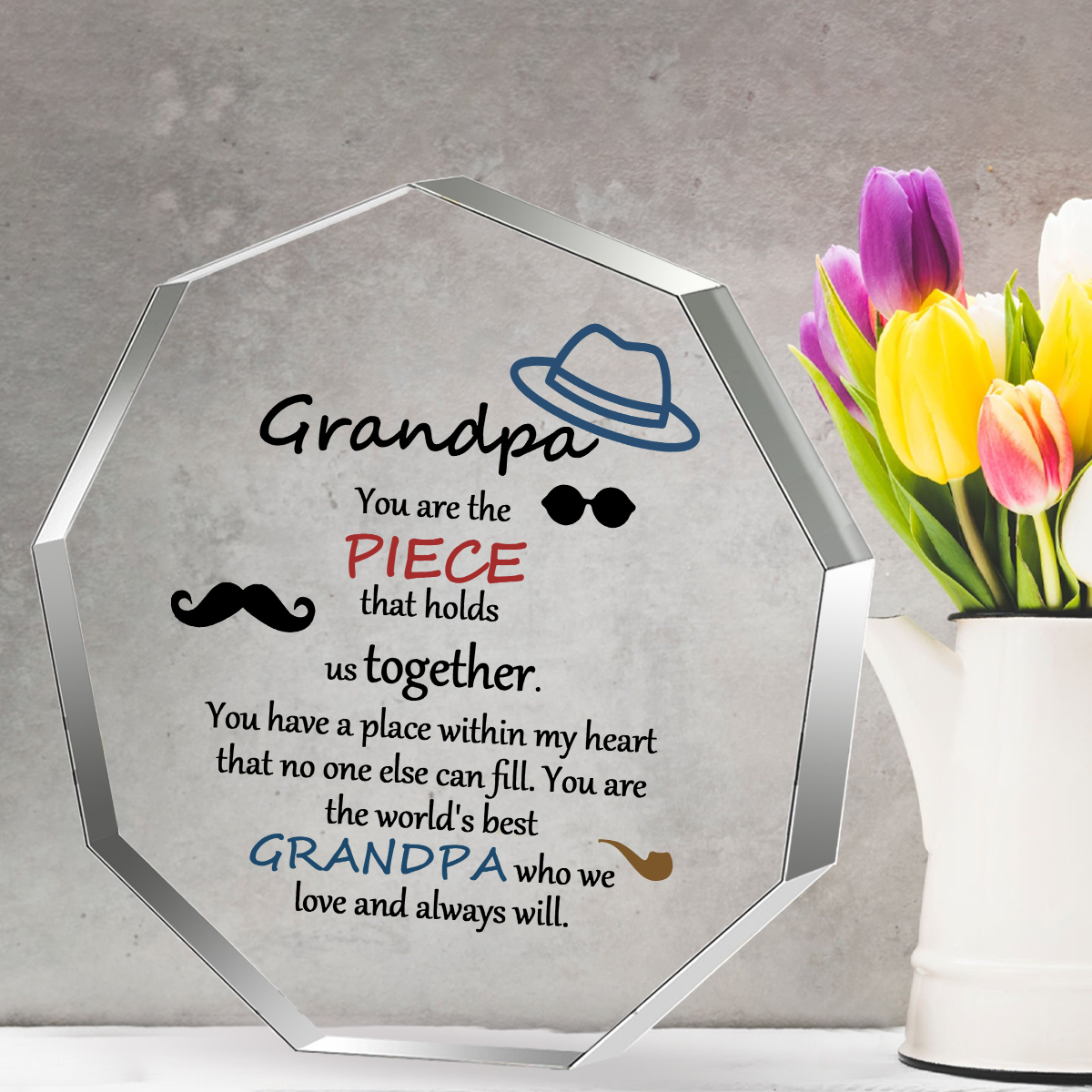 Grandpa Gift from Grandchildre - Desk Setup Retro のレビューと価格