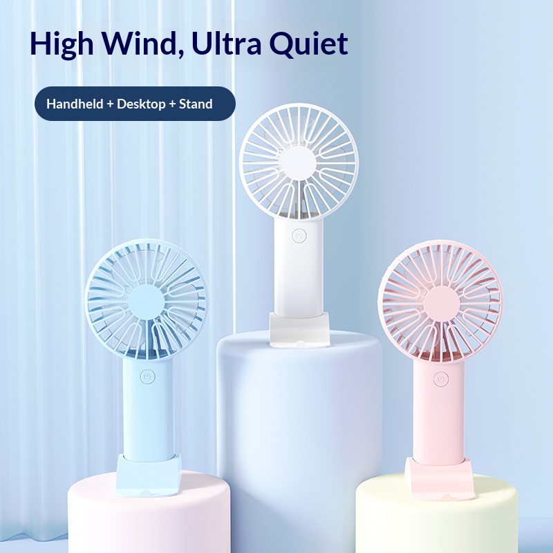 Mini Handheld Fan, 3 In 1 Port - Desk Setup Home のレビューと価格