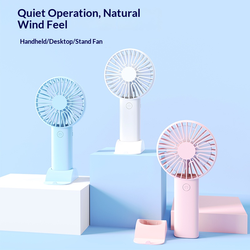 Mini Handheld Fan, 3 In 1 Port - Desk Setup Home のレビューと価格