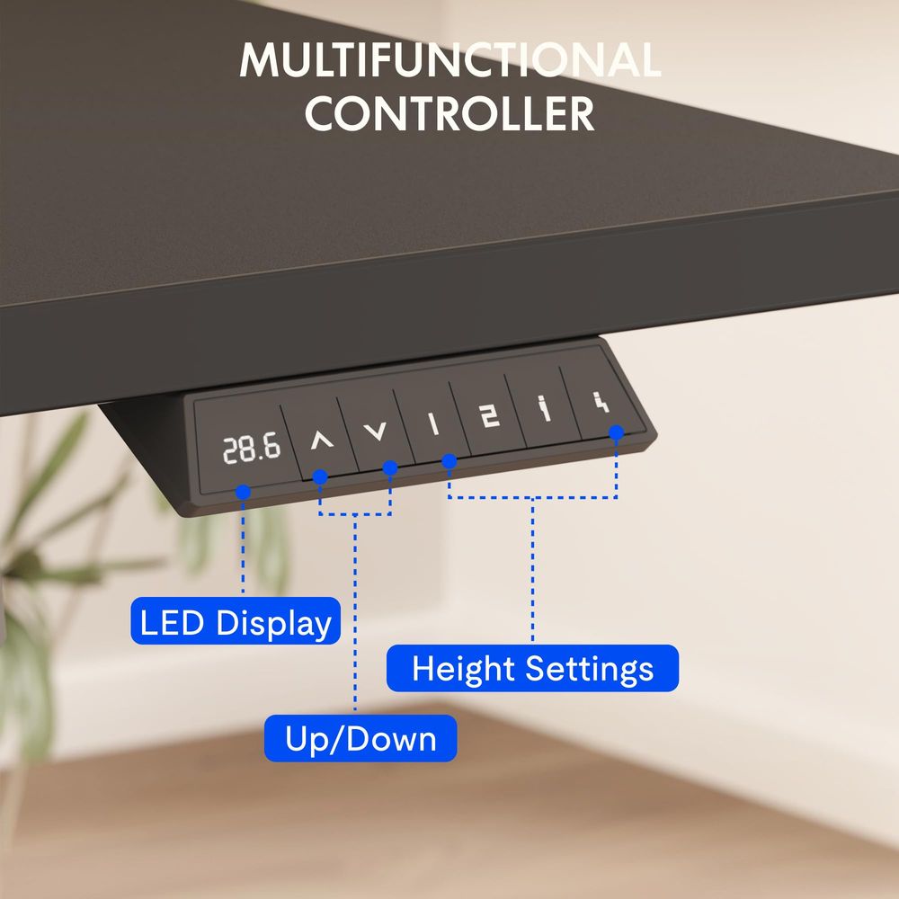 60x24 OnePiece Electric Standi - Desk Setup For Studying のレビューと価格