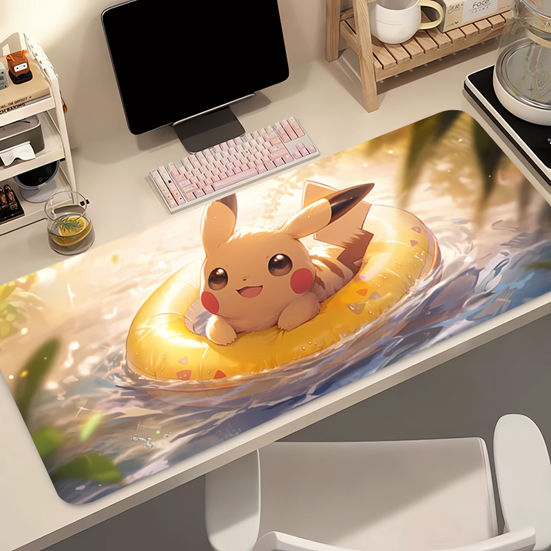 Anime Mouse Pad Pokemon Pikach - Desk Setup Accessories のレビューと価格