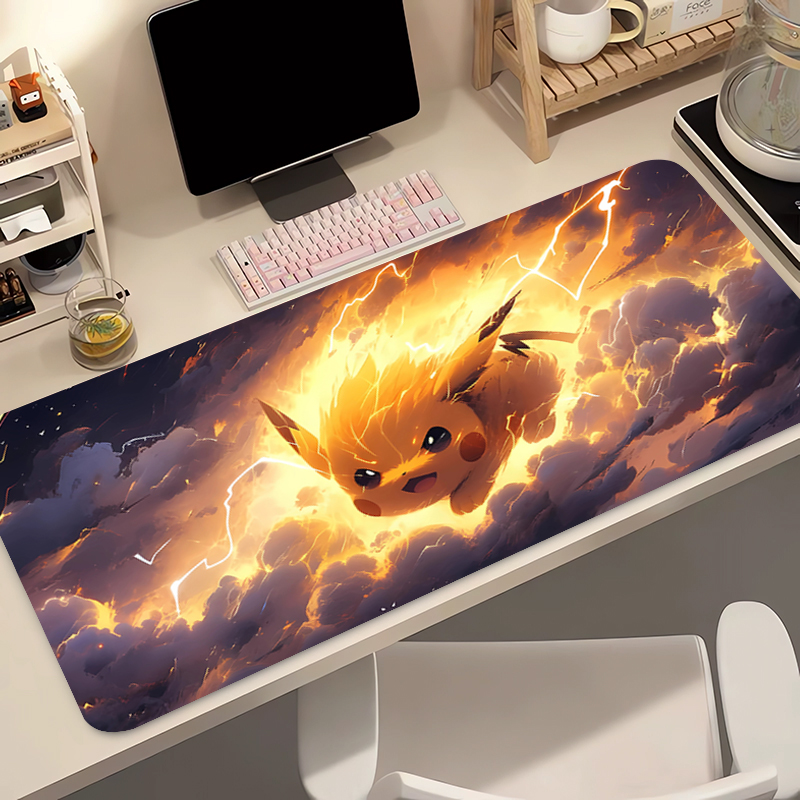 Anime Mouse Pad Pokemon Pikach - Desk Setup Accessories のレビューと価格