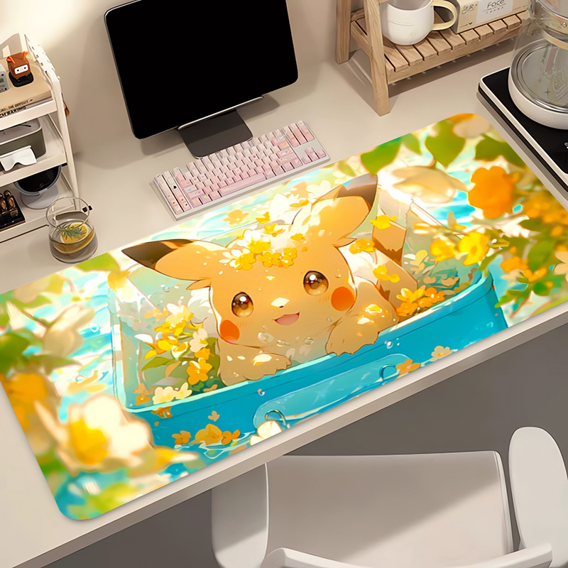 Anime Mouse Pad Pokemon Pikach - Desk Setup Accessories のレビューと価格