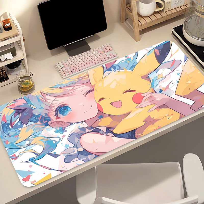 Anime Mouse Pad 90x40cm Pokemo - Desk Setup Modern のレビューと価格