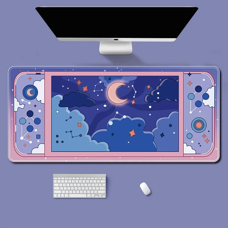 Moon and Stars Large Desk Mat  - Desk Setup Gadgets のレビューと価格