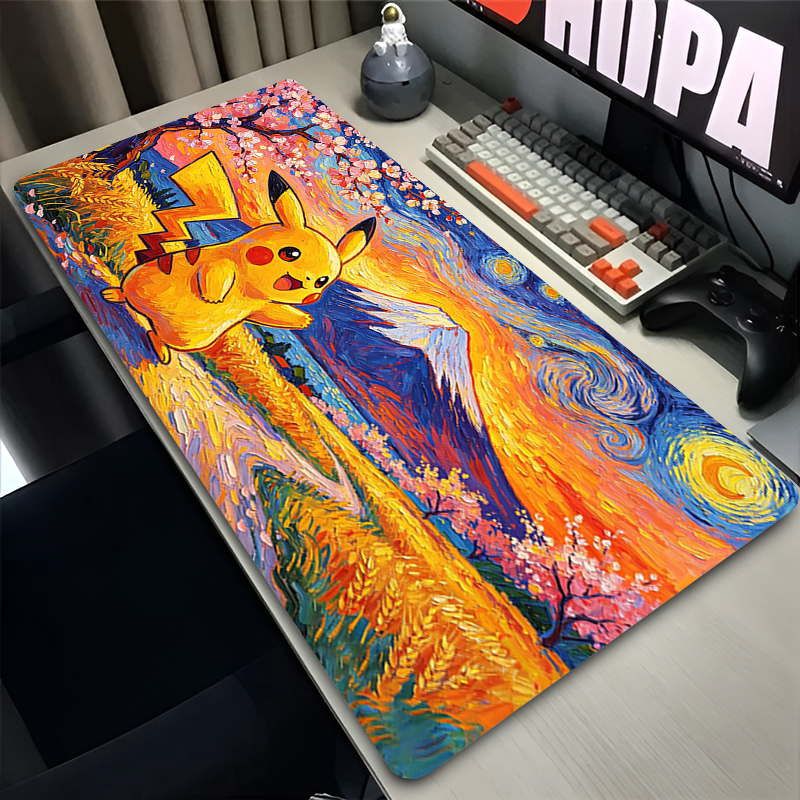 Mouse Pad Pokemon Pikachus Rub - Desk Setup Accessories のレビューと価格