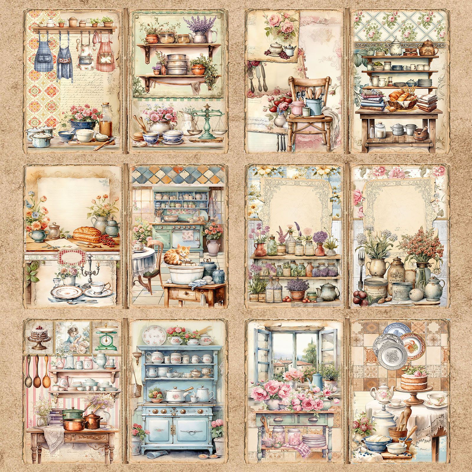 10 Sheets A5 Size Retro Cabine - Desk Setup Retro のレビューと価格
