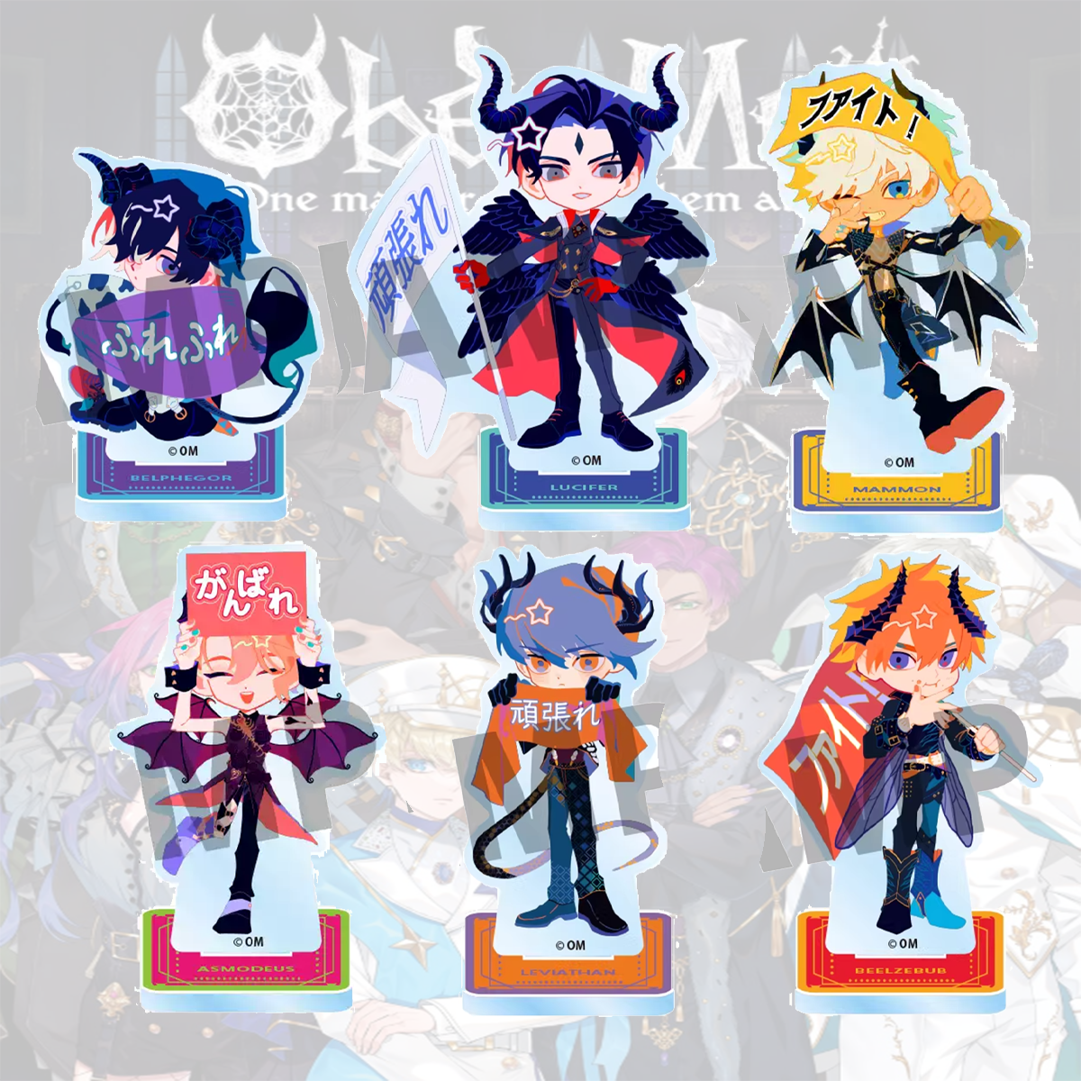 Anime Obey Me! New 10cm Clear  - Desk Setup Home のレビューと価格