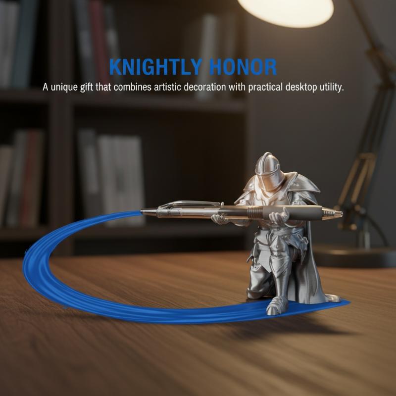 Knight Pen Holder Creative Des - Desk Setup Home のレビューと価格