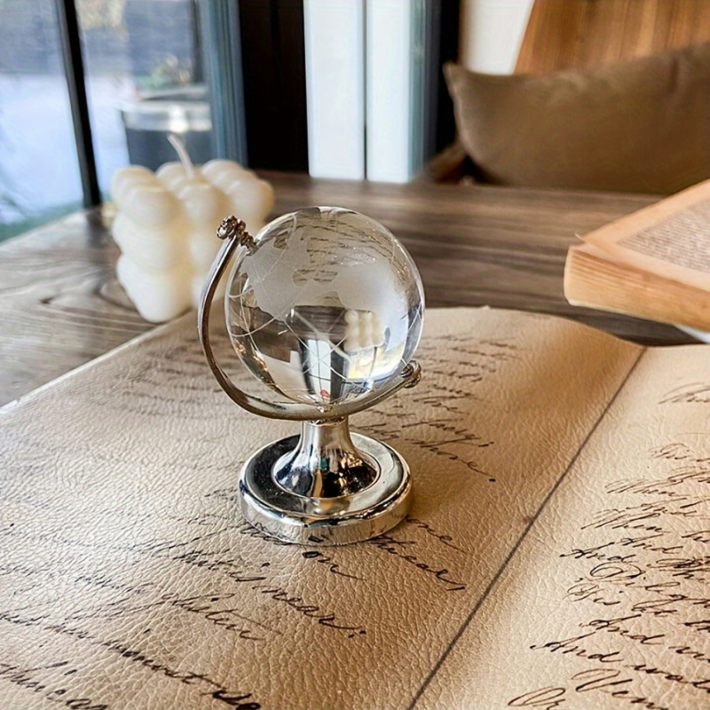 1pc Mini Crystal Globe Decor C - Desk Setup Home のレビューと価格