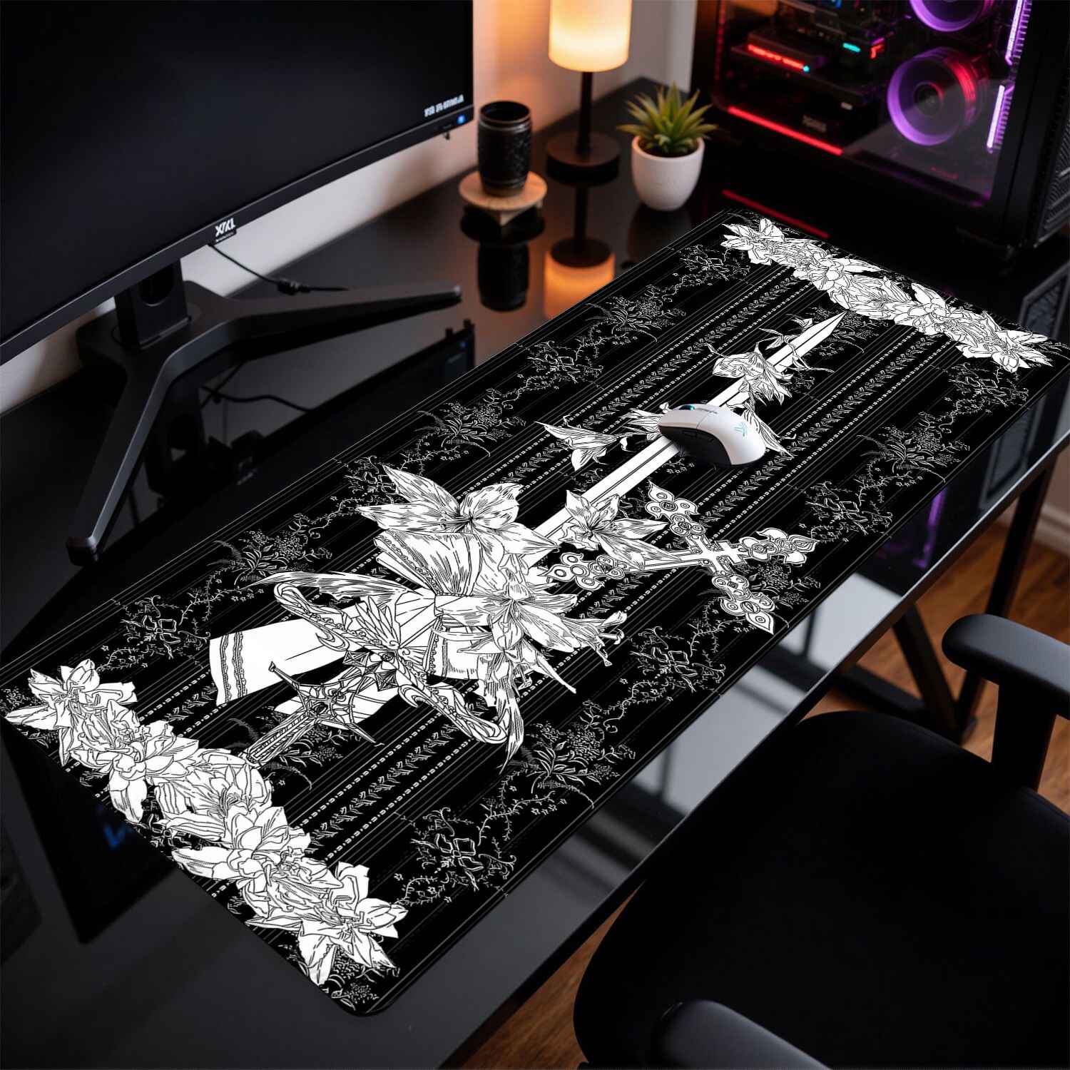 Divine Realm Gothic Building M - Rubber Mat Desk のレビューと価格