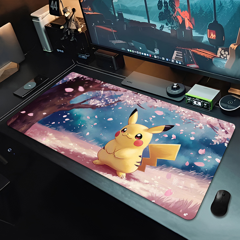 Anime Mouse Pad Cute Pikachu E - Desk Setup Cute のレビューと価格