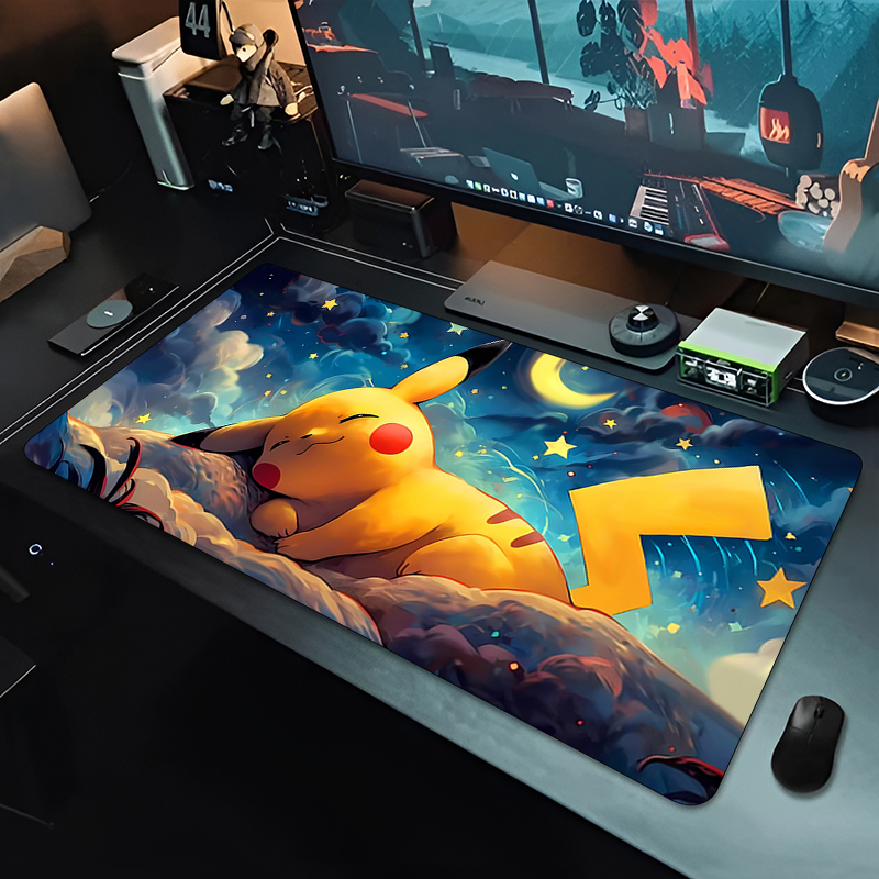 Anime Mouse Pad Cute Pikachu E - Desk Setup Cute のレビューと価格