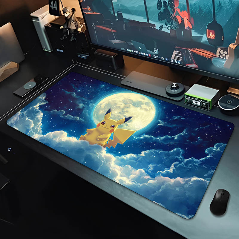 Anime Mouse Pad Cute Pikachu E - Desk Setup Cute のレビューと価格